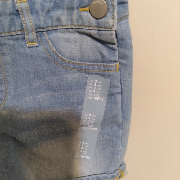 Gap Denim Short Overalls Size 3 - Picture 3 of 4
